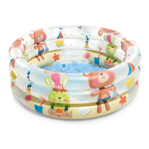 Intex strandvrienden 3 Rings baby zwembad 61 cm